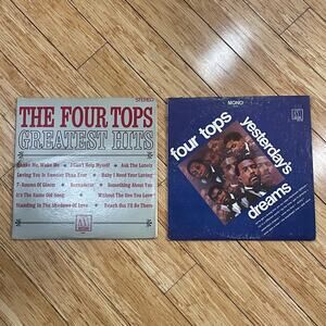 Four Tops LP vinyl record lot motown soul funk rnb albums